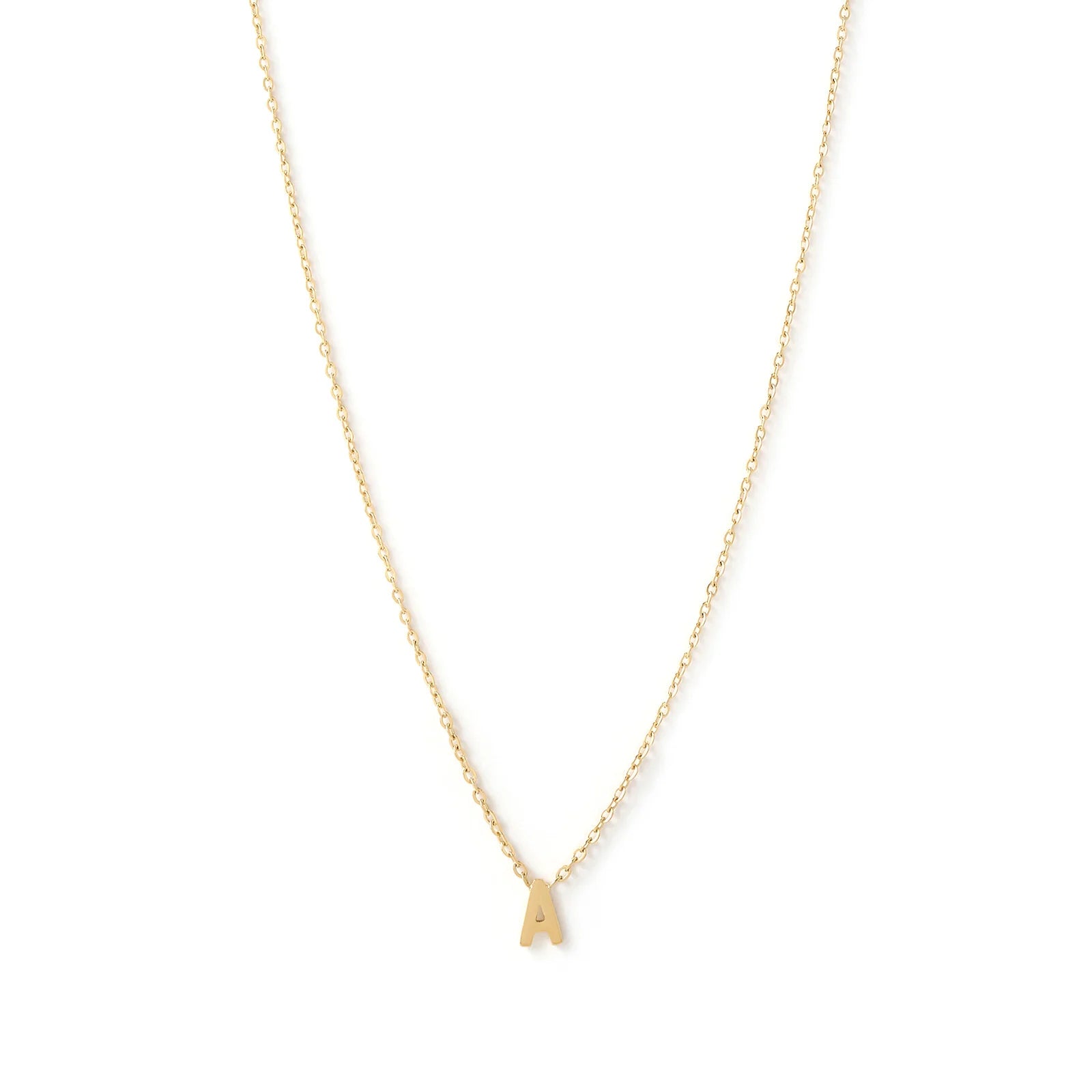 Mini Initial Necklace 14K GOLD PLATED