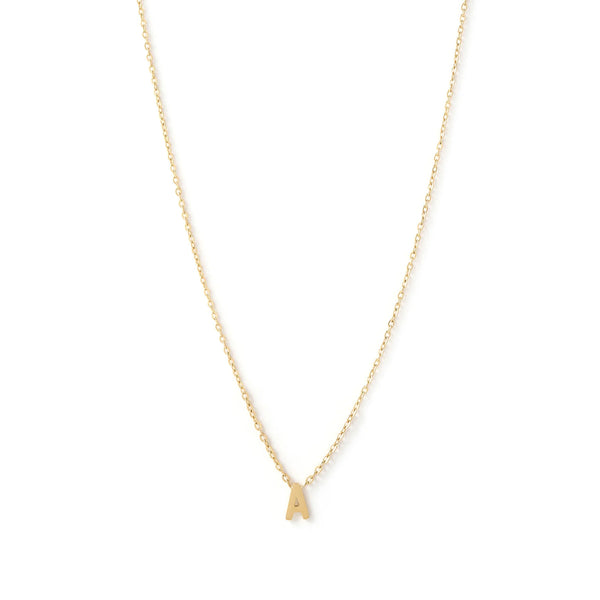 Mini Initial Necklace 14K GOLD PLATED