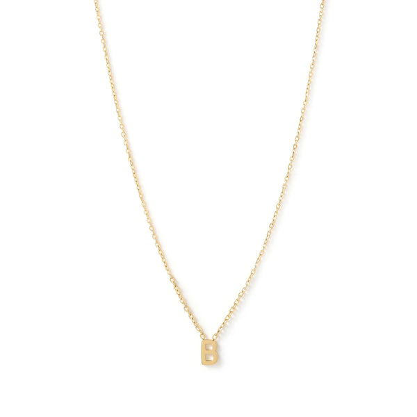 Mini Initial Necklace 14K GOLD PLATED