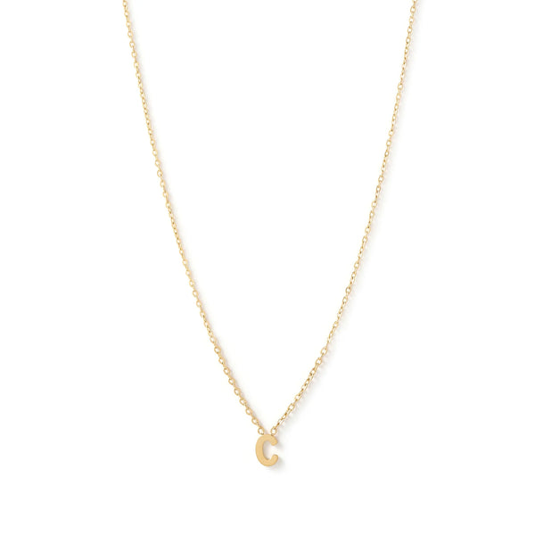 Mini Initial Necklace 14K GOLD PLATED
