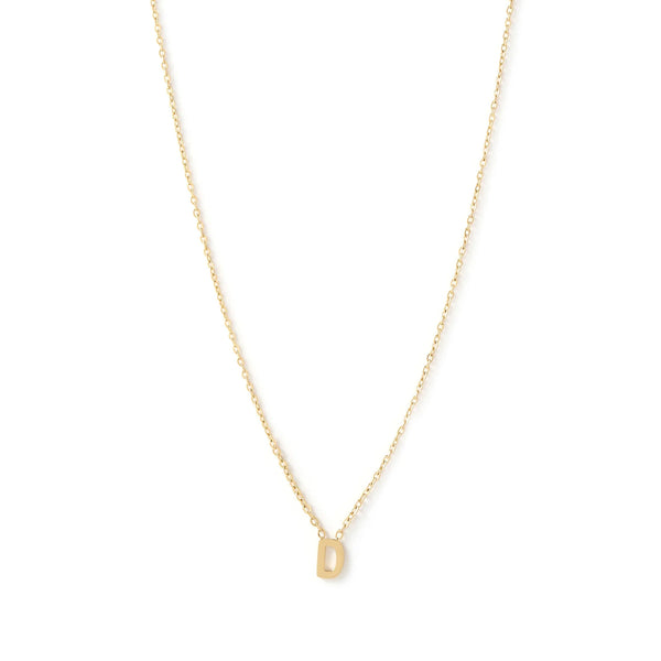 Mini Initial Necklace 14K GOLD PLATED