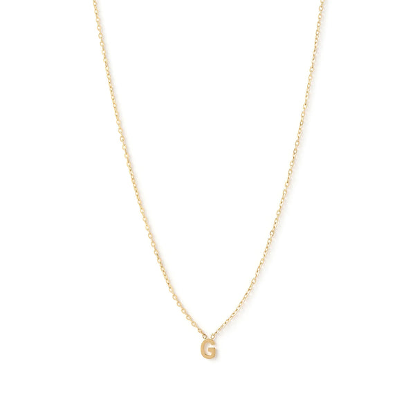 Mini Initial Necklace 14K GOLD PLATED