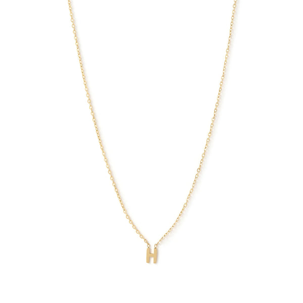 Mini Initial Necklace 14K GOLD PLATED