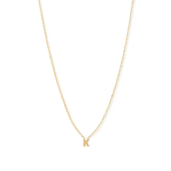 Mini Initial Necklace 14K GOLD PLATED