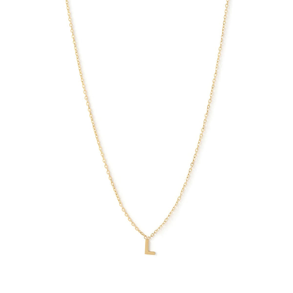Mini Initial Necklace 14K GOLD PLATED