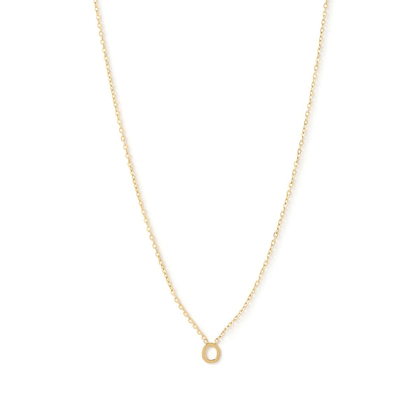 Mini Initial Necklace 14K GOLD PLATED