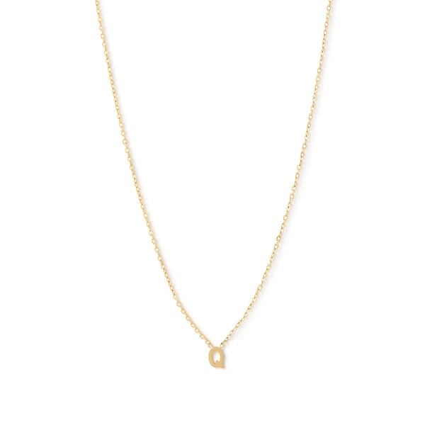 Mini Initial Necklace 14K GOLD PLATED