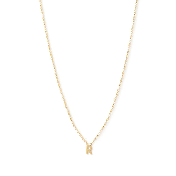 Mini Initial Necklace 14K GOLD PLATED