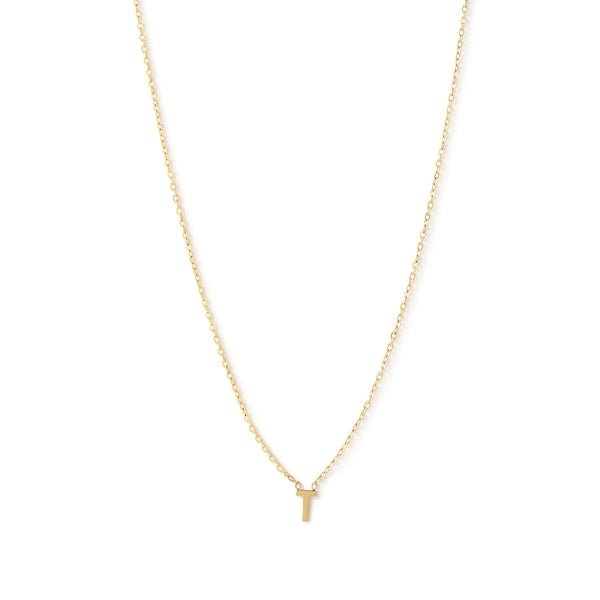 Mini Initial Necklace 14K GOLD PLATED