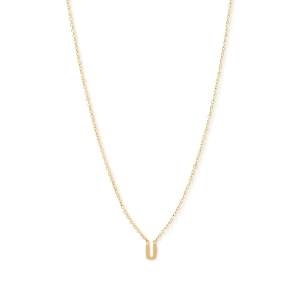 Mini Initial Necklace 14K GOLD PLATED