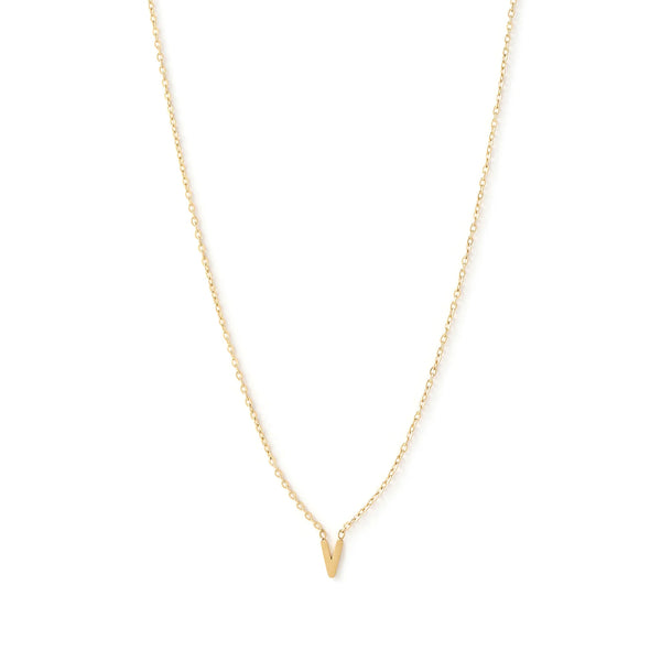Mini Initial Necklace 14K GOLD PLATED