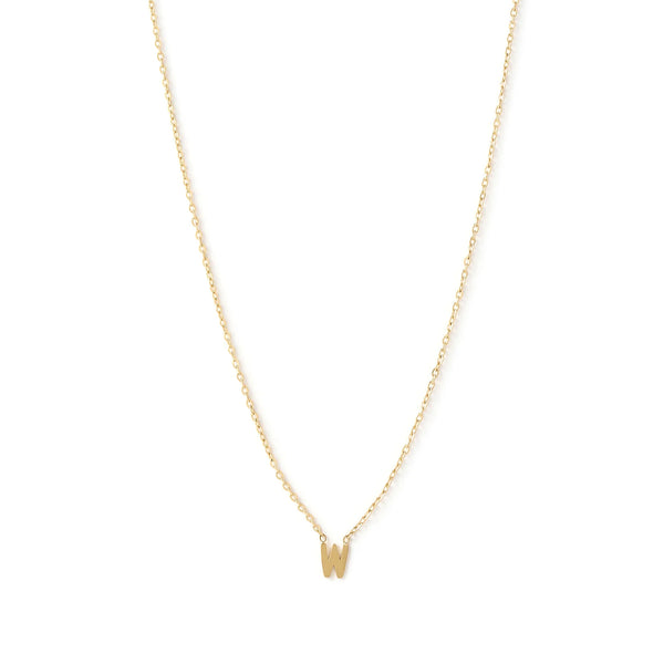 Mini Initial Necklace 14K GOLD PLATED
