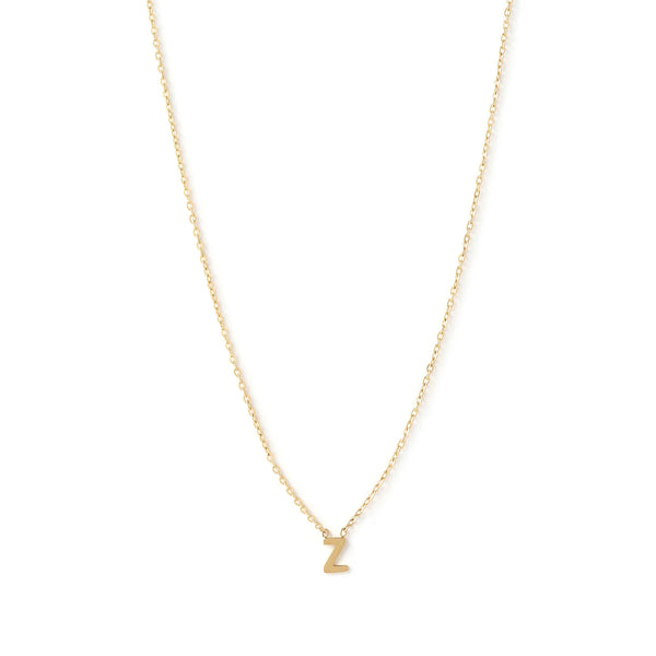 Mini Initial Necklace 14K GOLD PLATED