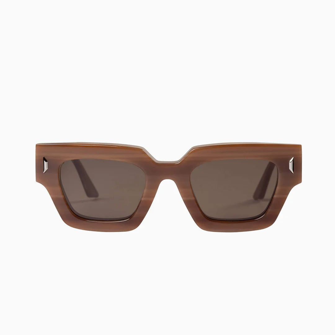 Ghost MOCHA QUARTZ W. SILVER METAL TRIM/ BROWN LENS