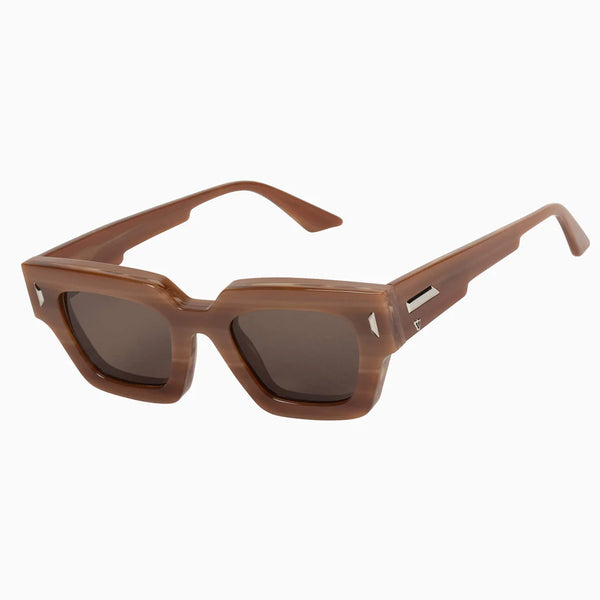 Ghost MOCHA QUARTZ W. SILVER METAL TRIM/ BROWN LENS