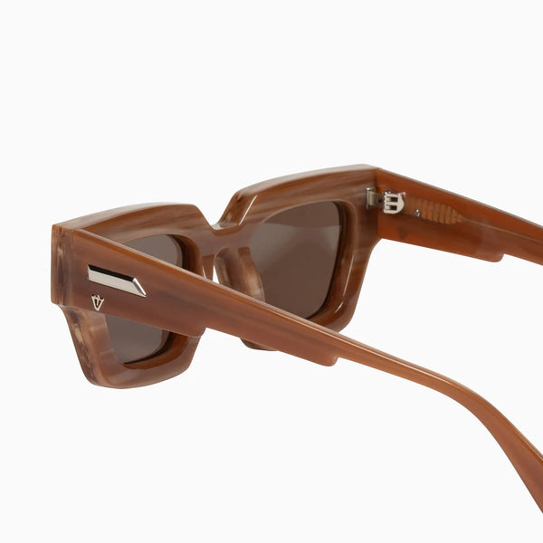 Ghost MOCHA QUARTZ W. SILVER METAL TRIM/ BROWN LENS