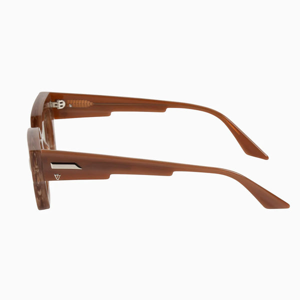 Ghost MOCHA QUARTZ W. SILVER METAL TRIM/ BROWN LENS