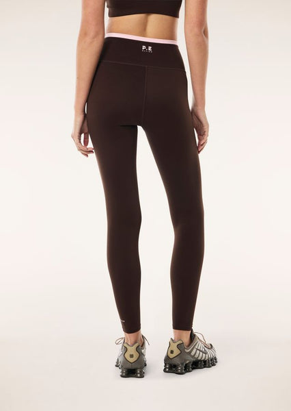 Vita Full Length Legging ESPRESSO/ CHALK PINK
