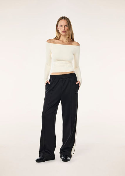 Man Down Trackpant BLACK/WALNUT
