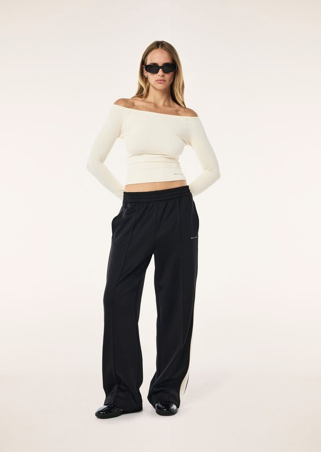 Man Down Trackpant BLACK/WALNUT