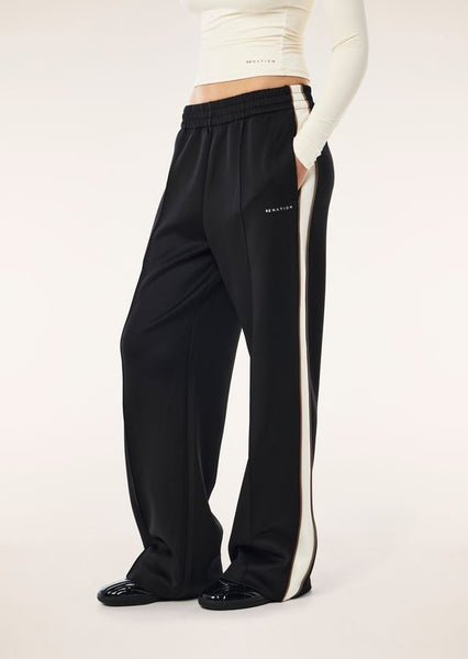 Man Down Trackpant BLACK/WALNUT