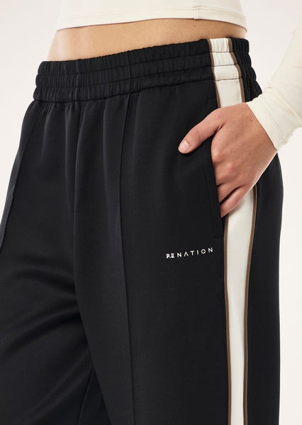 Man Down Trackpant BLACK/WALNUT