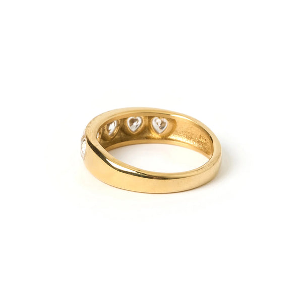 J’adore Ring STONE / 14K GOLD PLATED