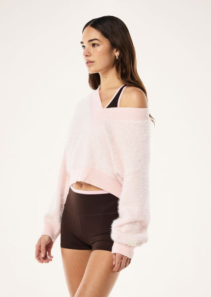 Greenpoint V Neck Knit CHALK PINK