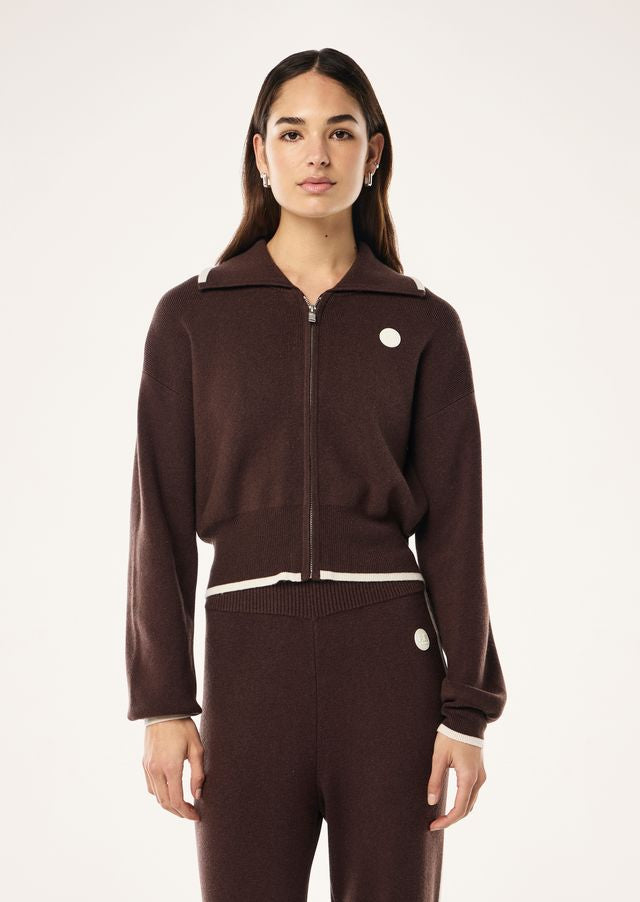 Verge Knit Jacket ESPRESSO