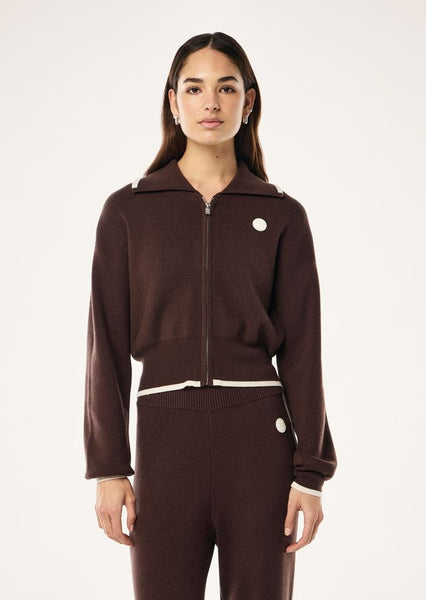 Verge Knit Jacket ESPRESSO
