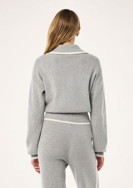 Verge Knit Jacket GREY MARLE