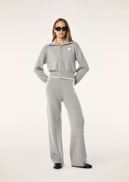 Verge Knit Jacket GREY MARLE