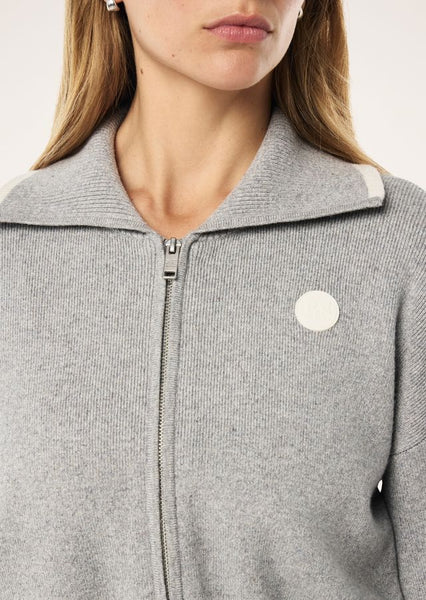 Verge Knit Jacket GREY MARLE