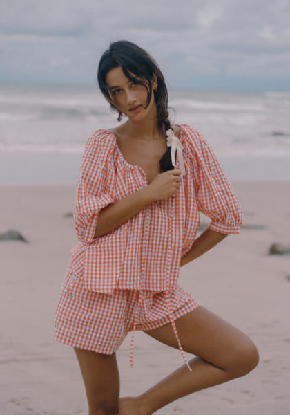 Chloe Blouse STARBURST GINGHAM