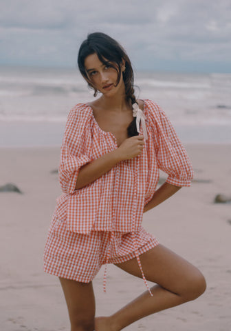 Chloe Blouse STARBURST GINGHAM