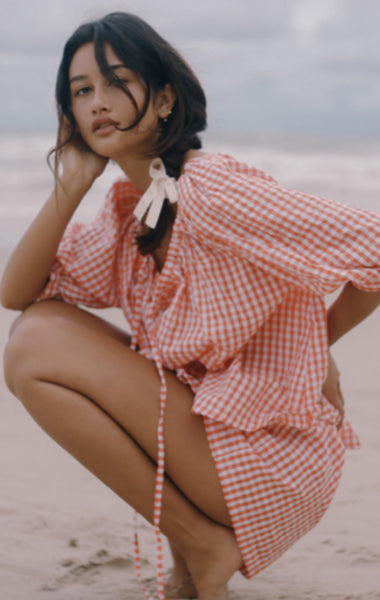 Chloe Blouse STARBURST GINGHAM