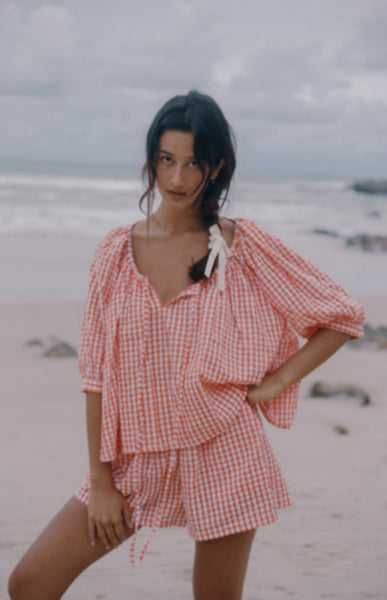 Chloe Blouse STARBURST GINGHAM