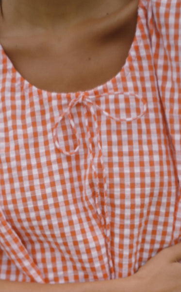 Luna Shift Dress STARBURST GINGHAM
