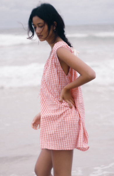 Luna Shift Dress STARBURST GINGHAM