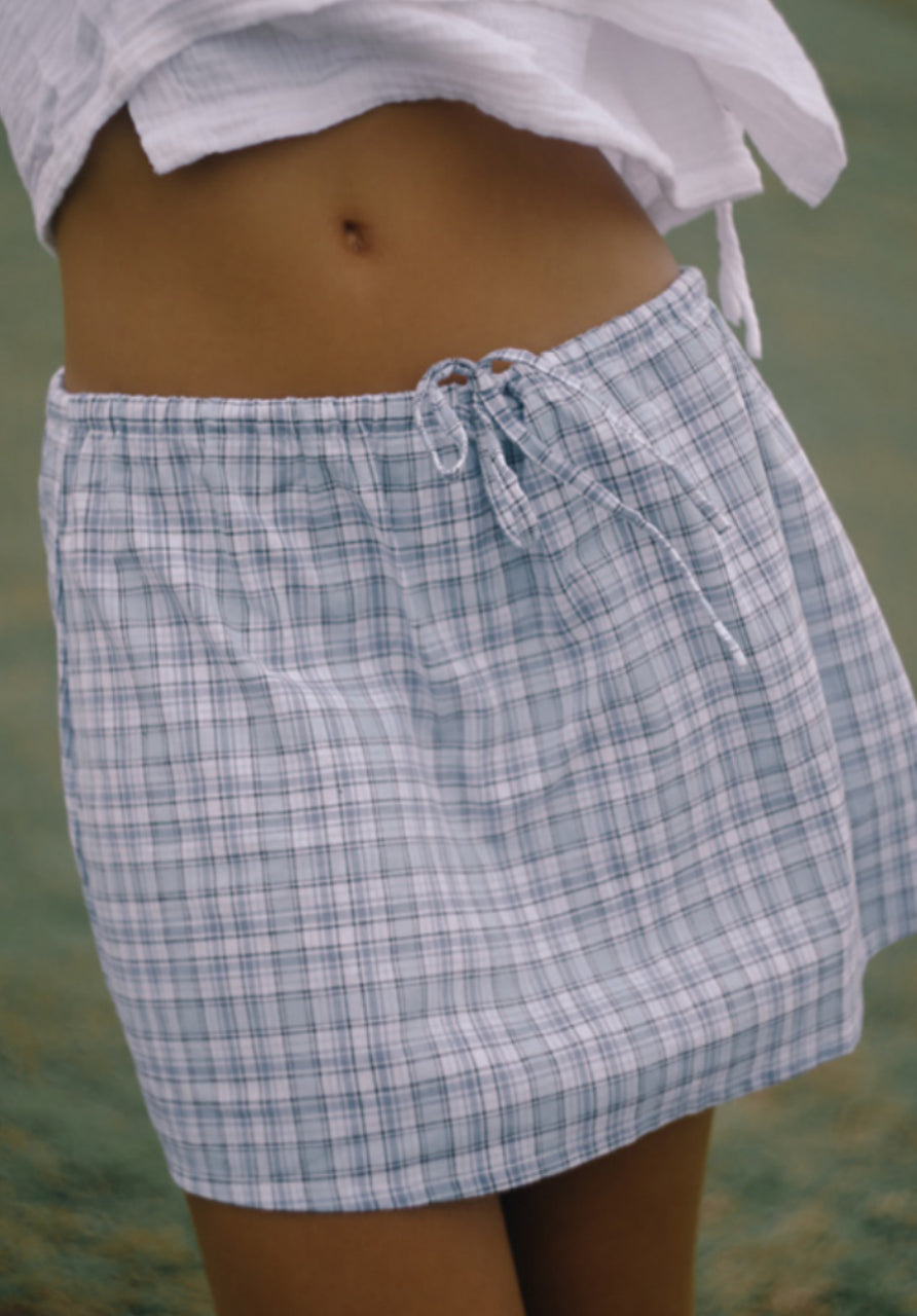 Fleur Skirt CLOUD PLAID