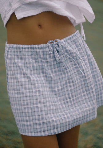 Fleur Skirt CLOUD PLAID