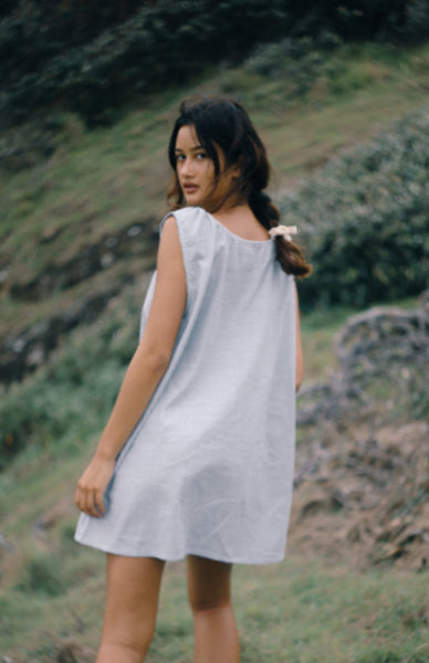 Luna Shift Dress SPIRULINA STRIPE