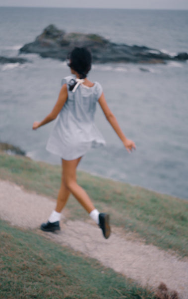 Luna Shift Dress SPIRULINA STRIPE