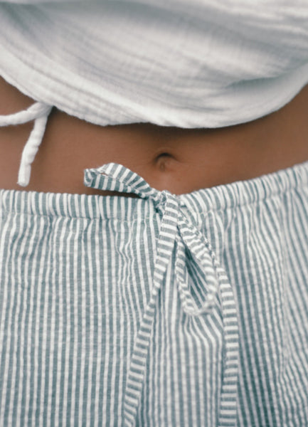 Fleur Skirt SPIRULINA STRIPE