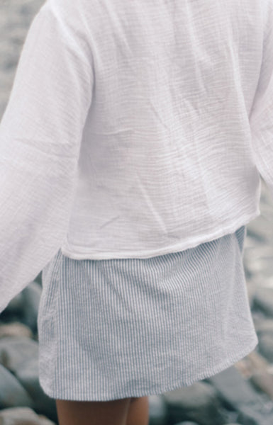 Fleur Skirt SPIRULINA STRIPE