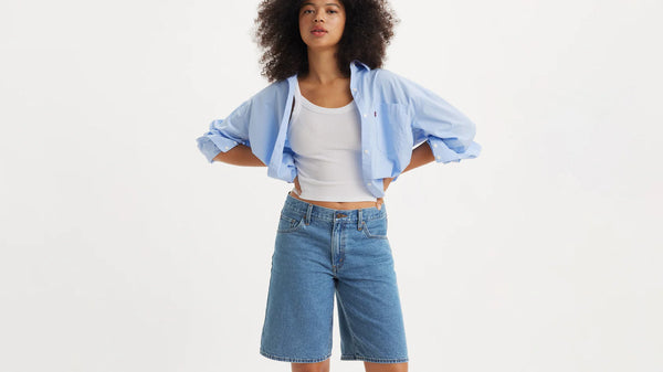 Baggy Dad Jorts FOOLISH LOVE
