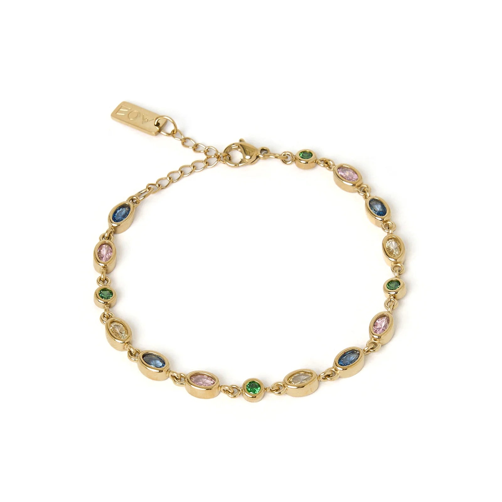 Isadora Bracelet MULTI/ 14K GOLD PLATED