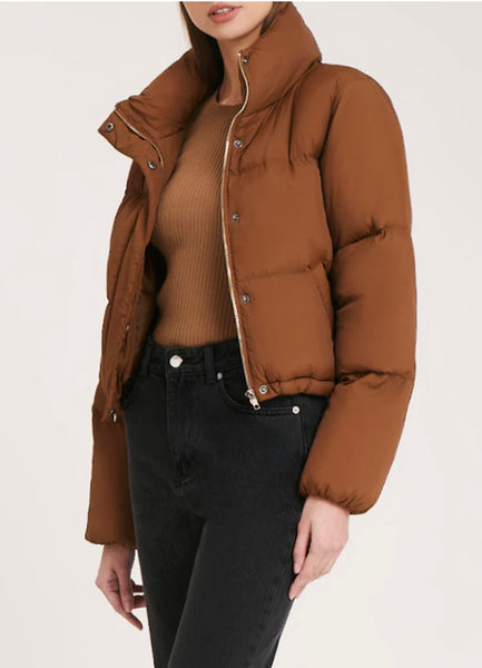 Topher Puffer Jacket TOFFEE