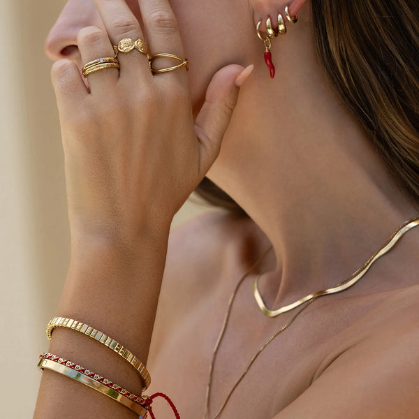 Lorenzo Stacking Ring 14K GOLD PLATED