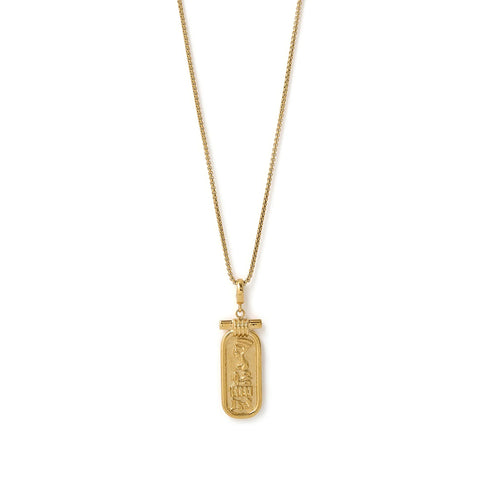 Pharaoh Necklace 14K GOLD PLATED